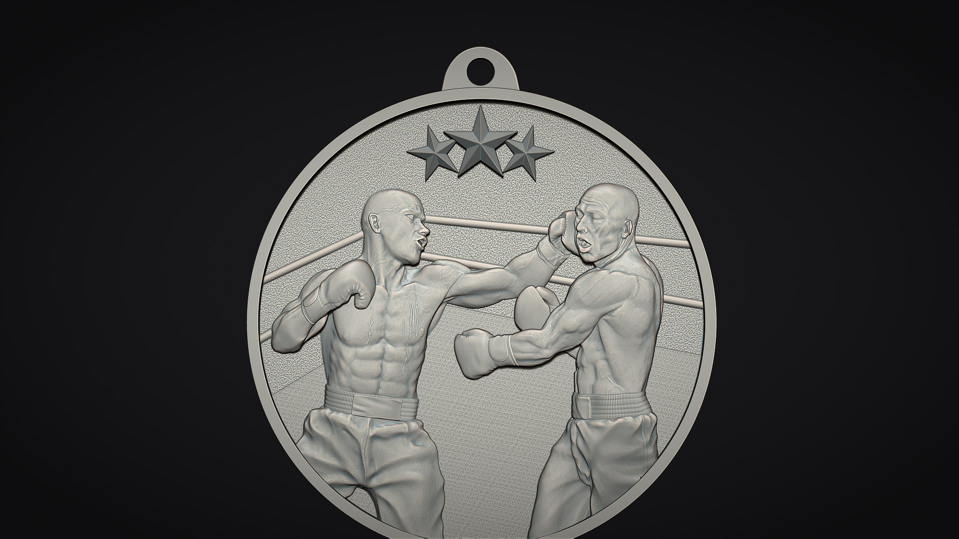 Boxing Medal 3D Print Model 3D Model - TurboSquid 2315164