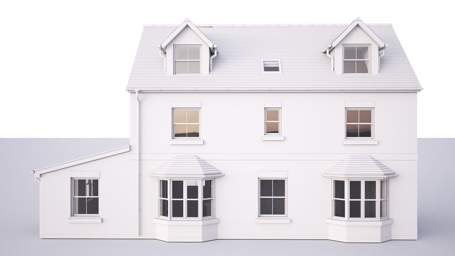3D British House Theale D - TurboSquid 2118971
