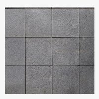 Modern grey granite facade slabs
