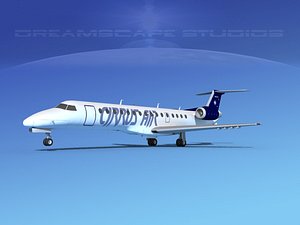 embraer erj 3D model