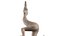 Escultura abstrata de um homem