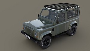 1985 Land Rover Defender 90 with interior ver 5