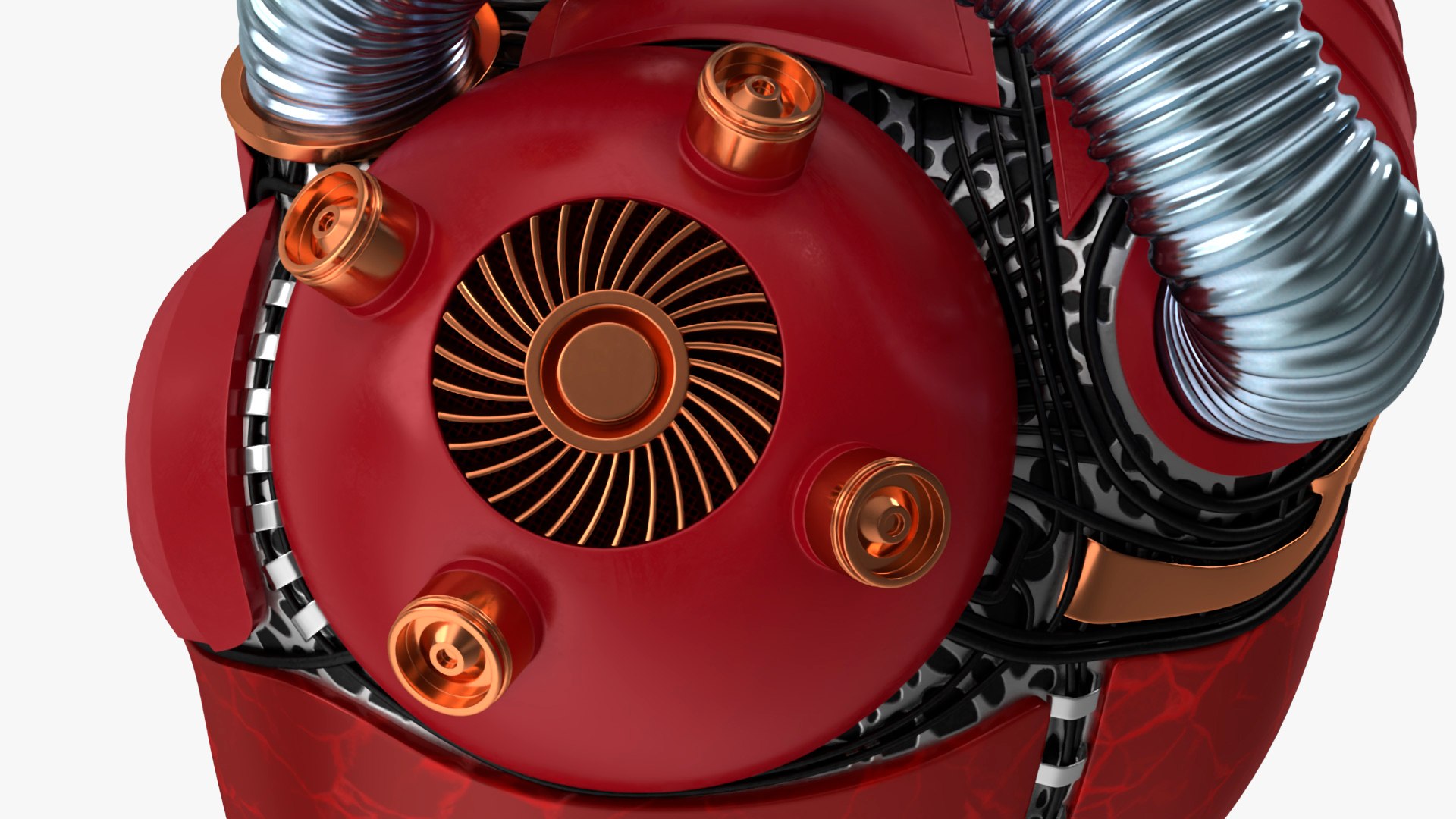 Bionic Robot Heart Model - TurboSquid 2197291