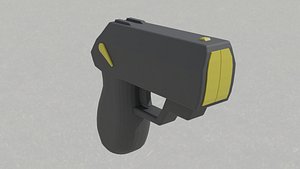 3D Taser Gun Low Detail