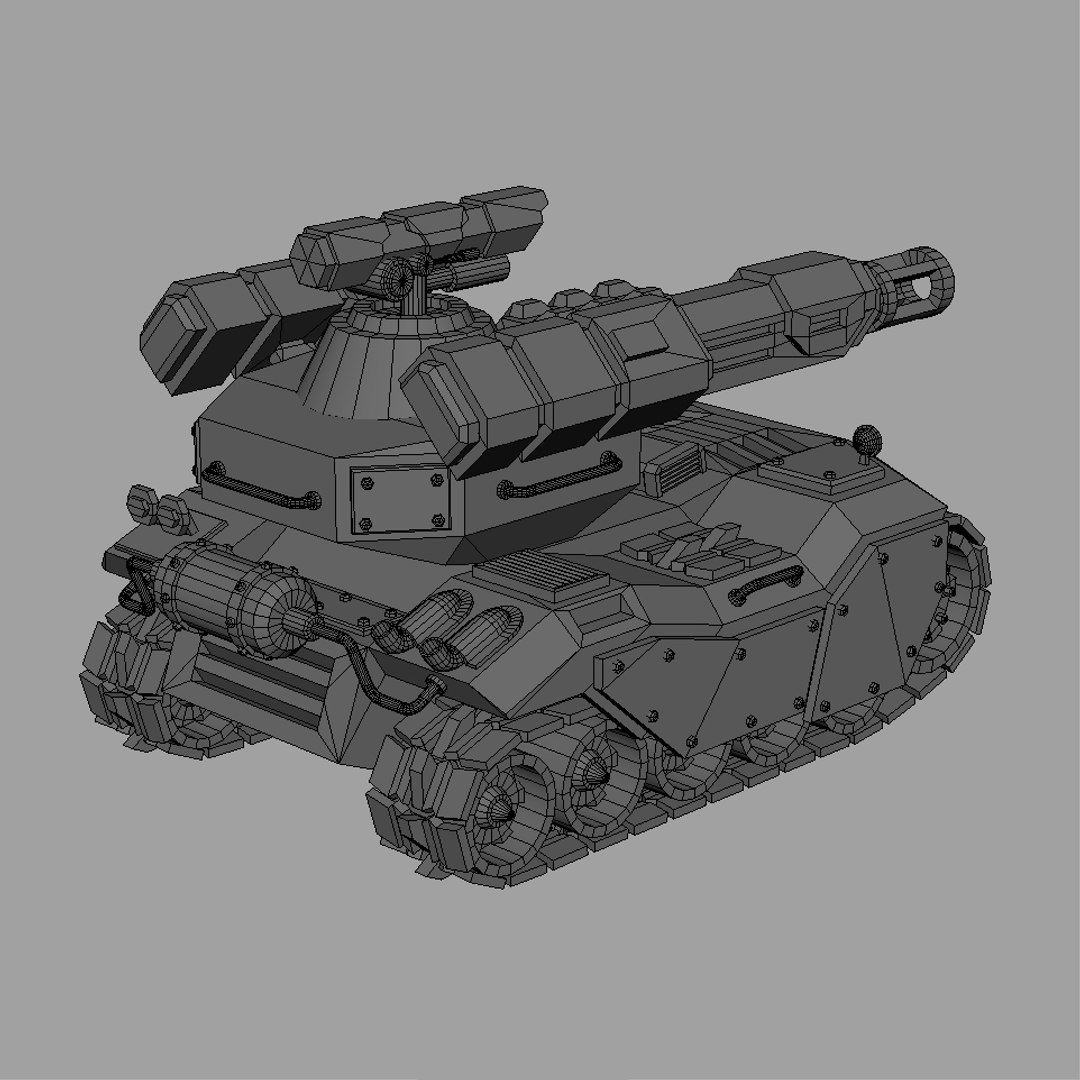 3D Concept Tank 05 Model - TurboSquid 1930232