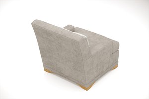 3D Cubist Style Lounge Armchair