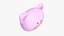 Balão de folha de decoração 03 Pig