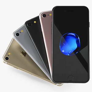 iphone 7 set 3d model
