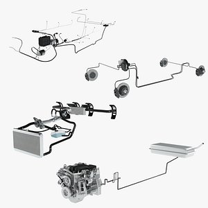 X-ray Car Parts 4 in 1