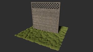 Modular wooden fance