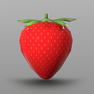 strawberry ready games 3D model