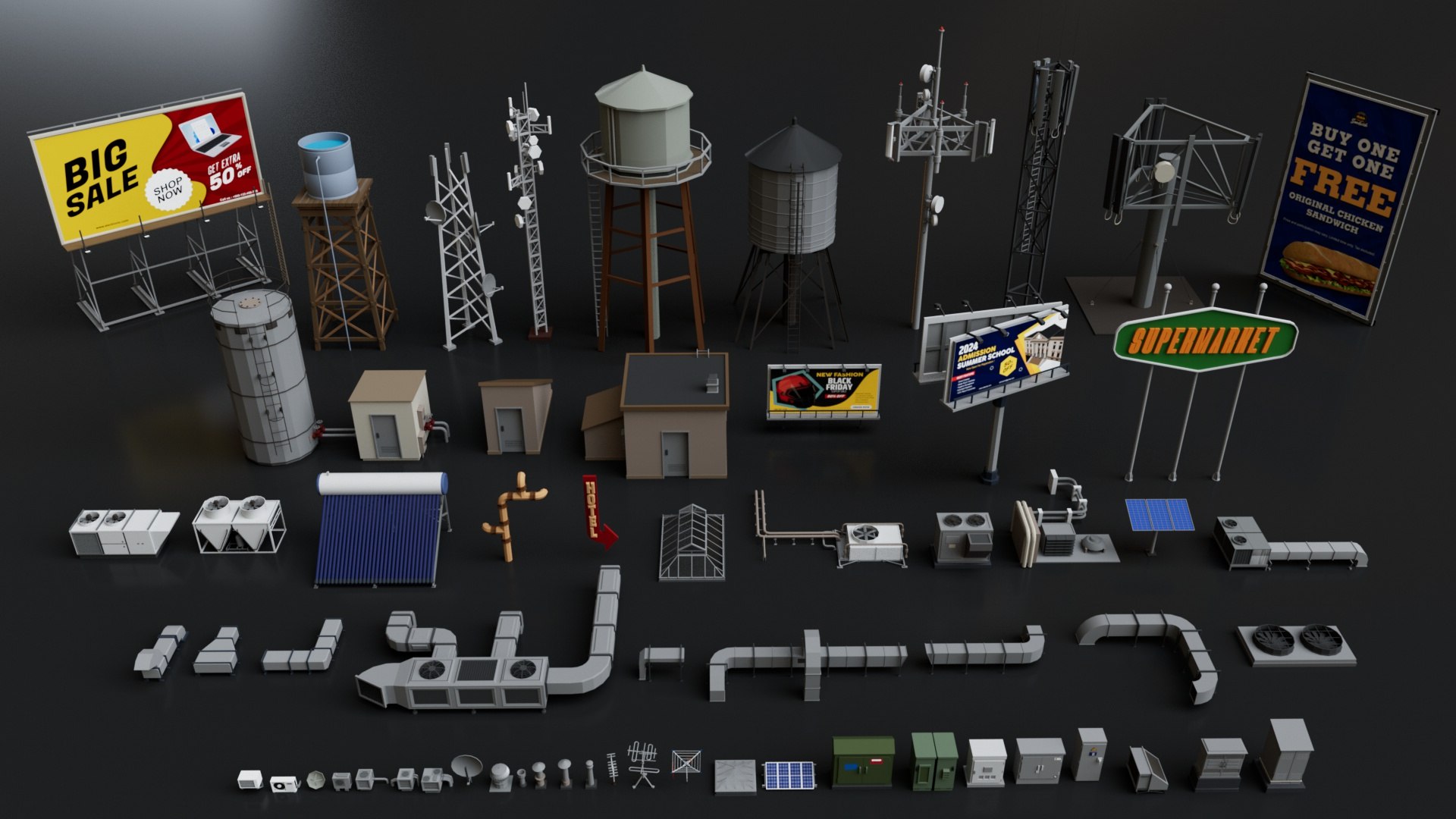 Realistic Exterior City Street Props Pack Collection 3D model https://p.turbosquid.com/ts-thumb/zi/cOCy4d/hX/03/jpg/1787972958/1920x1080/fit_q87/5ec1634007ef4c1ea43d213adfabf9443c23bb66/03.jpg