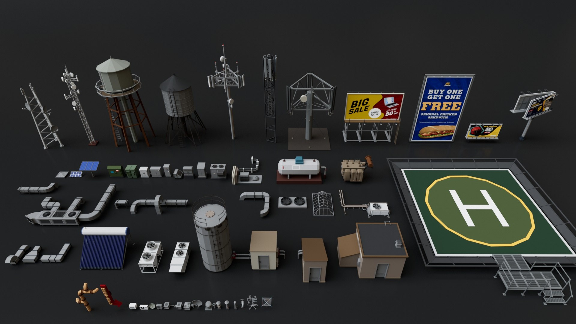 Realistic Exterior City Street Props Pack Collection 3D model https://p.turbosquid.com/ts-thumb/zi/cOCy4d/n8/05/jpg/1765775167/1920x1080/fit_q87/8106afcf46be7adbb55ed41b912a07c250a677c9/05.jpg