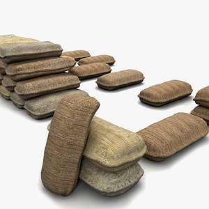 3d sack fabric model
