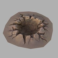 cartoon crater
