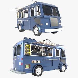 Fast Food Truck - truck 3D Model