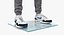Grey Nike Joggers and Sneakers on Mannequin