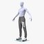 Grey Nike Joggers and Sneakers on Mannequin