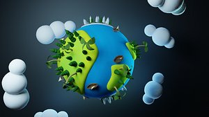 Lowpoly earth