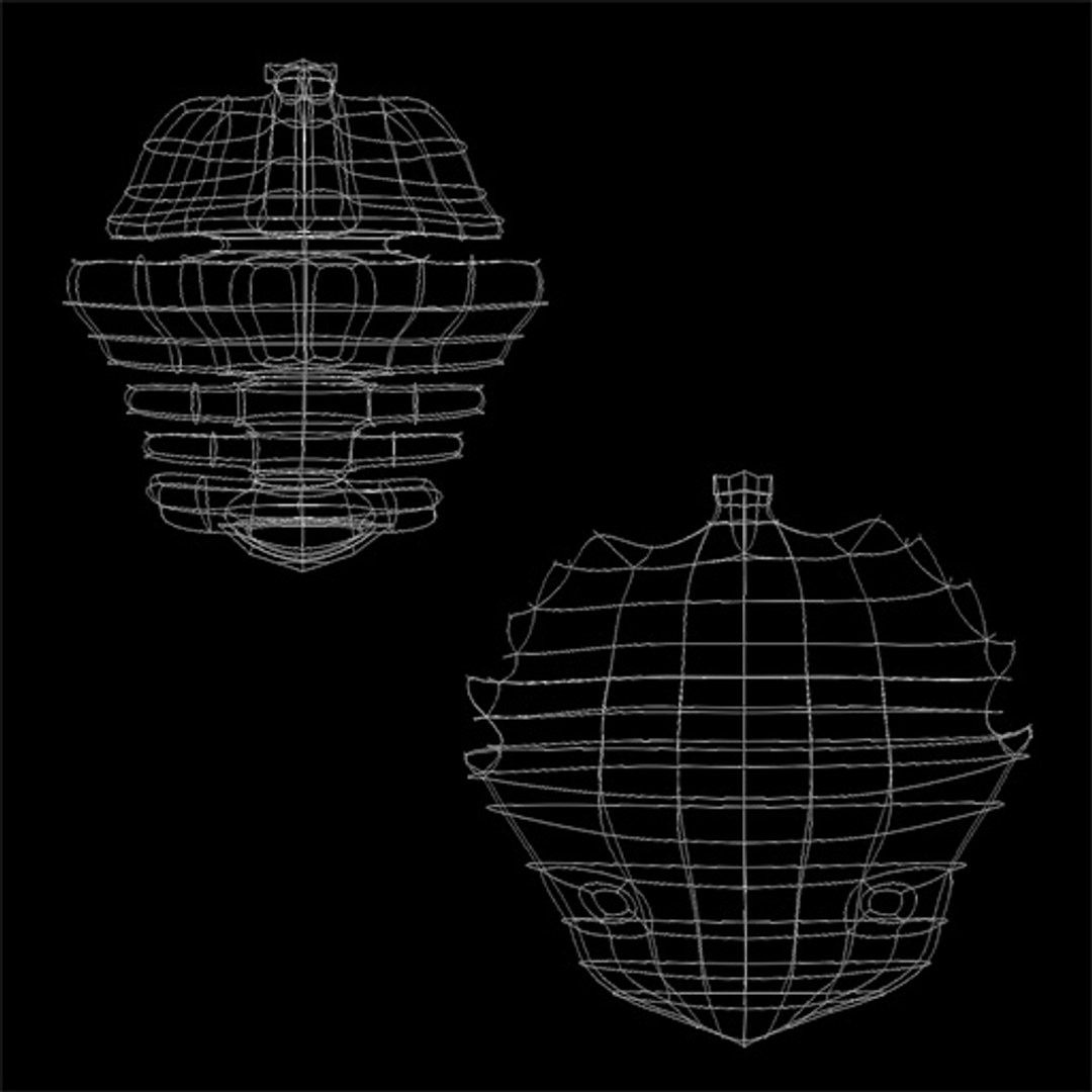 3d crab shell