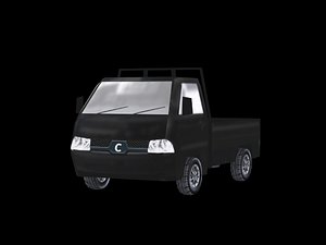 3D pickup truck