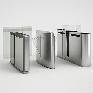 selection turnstiles lobby 3d model