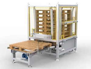 Pallet Loading-Unloading Machine - Automated Material Handling 3D CAD Model
