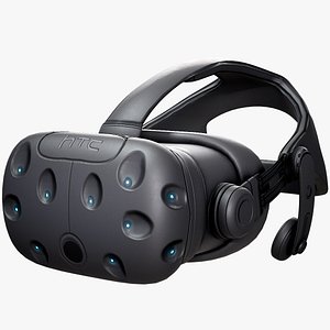 HTC Vive VR Headset Lowpoly PBR