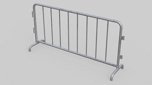 road safety barrier 1 3D