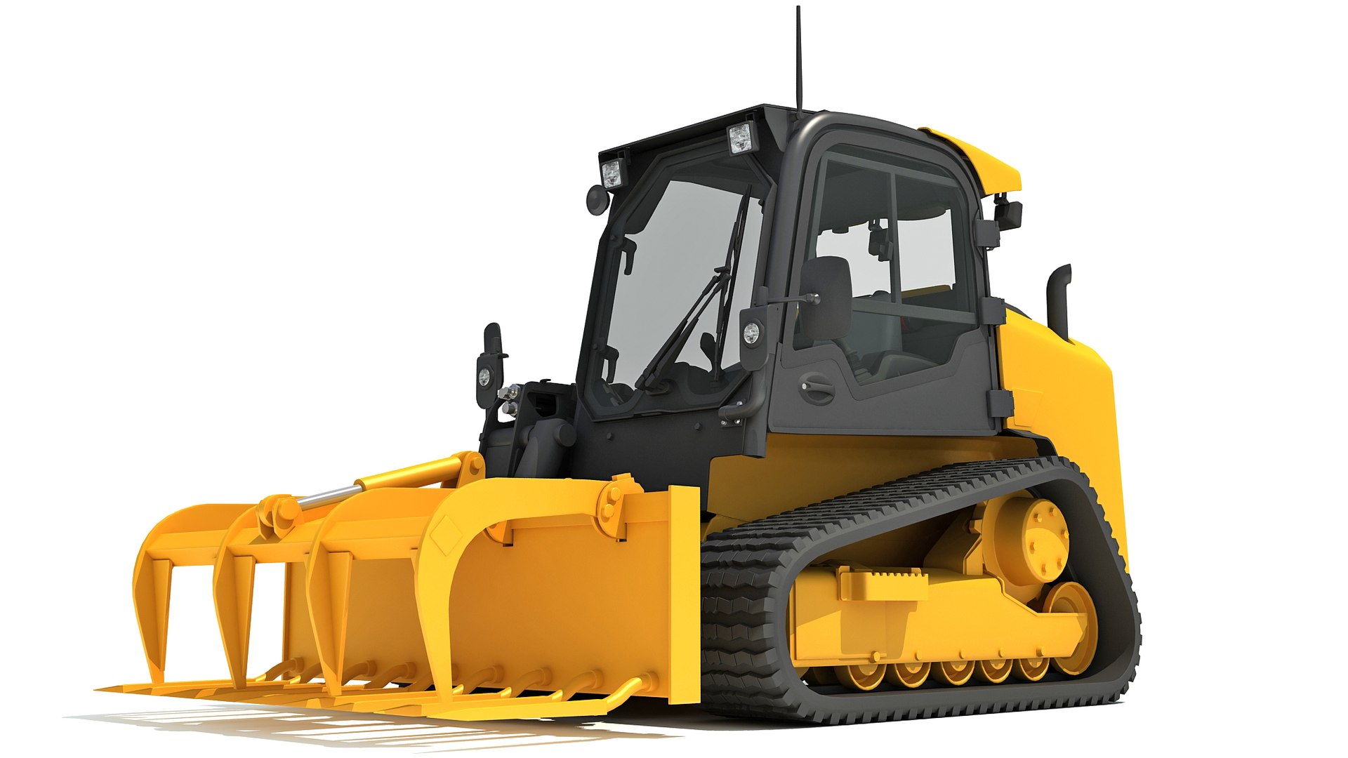 Skid steer loader manure 3D - TurboSquid 1690994