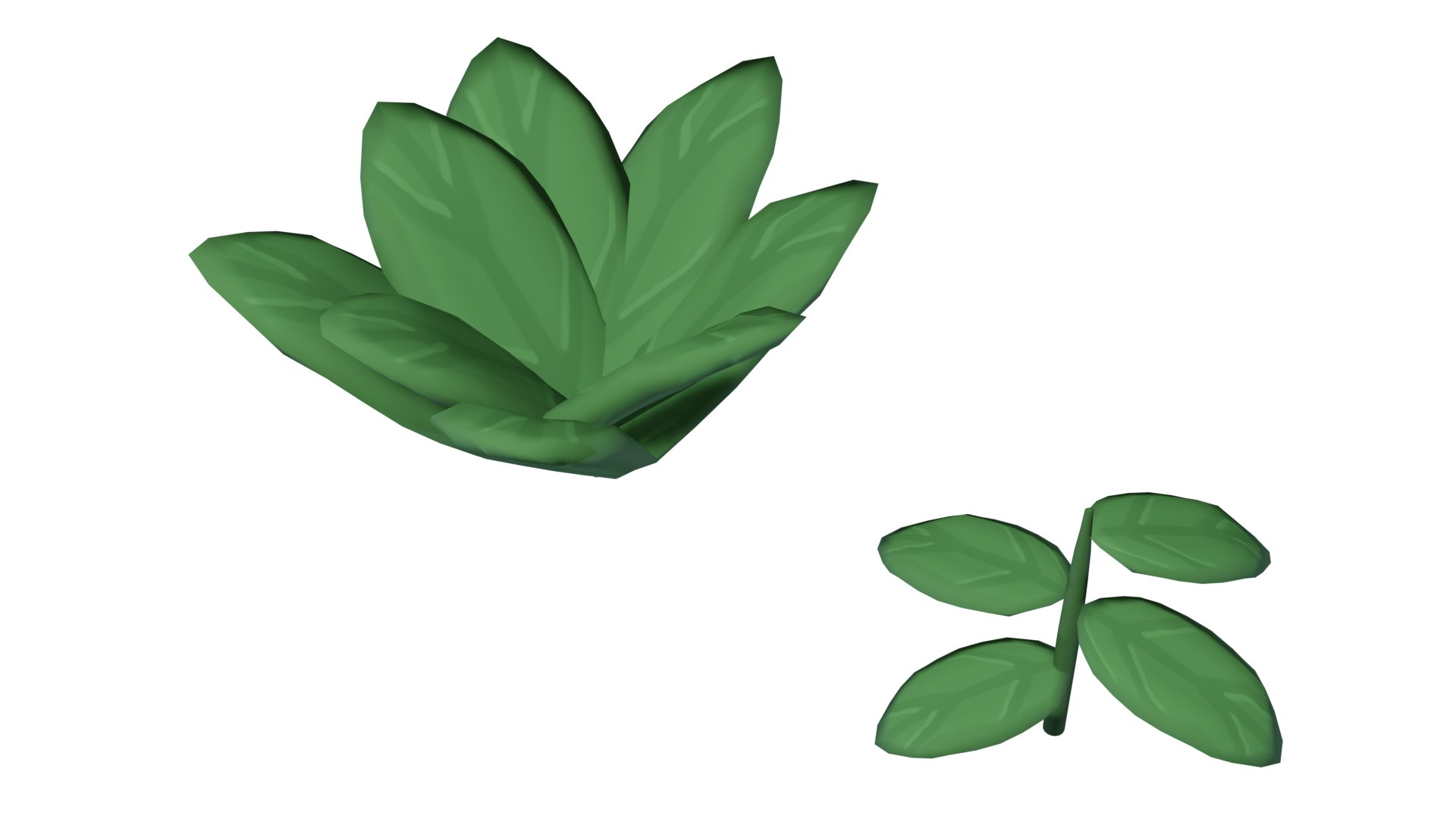 2 Low-Poly Stylized  Plants 3D model https://p.turbosquid.com/ts-thumb/zj/3LuhgN/zB/plants4/png/1636732473/1920x1080/fit_q87/3d81f3a4dc84d174a474b3f9c791c903372b05aa/plants4.jpg