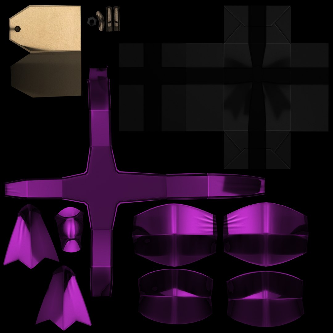 Big Ribbon Gift Boxes Model - TurboSquid 1816904