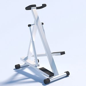 3D stepper glute machine