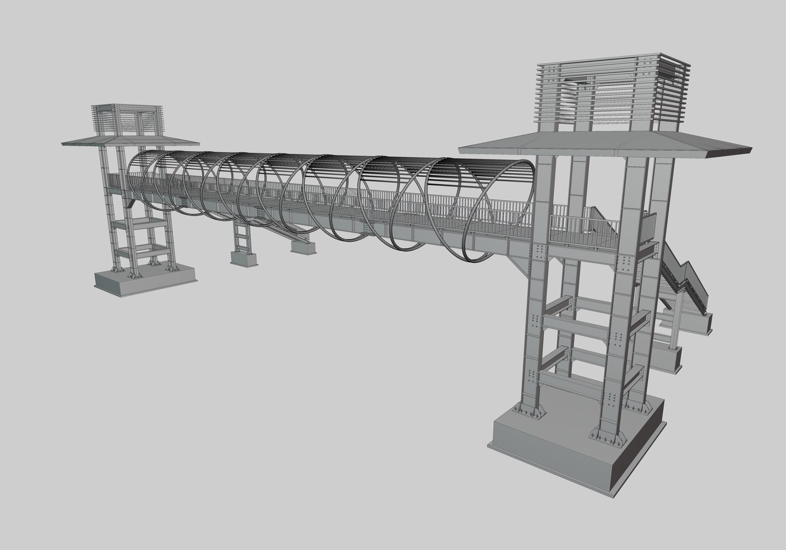 3D Steel Pedestrian Bridge-Straight Stair-Tower Column Type-27 https://p.turbosquid.com/ts-thumb/zj/FA25Qv/3u/31/jpg/1650713978/1920x1080/fit_q87/7a7b2be3d347aced5bc30f446396c97d1610a33d/31.jpg