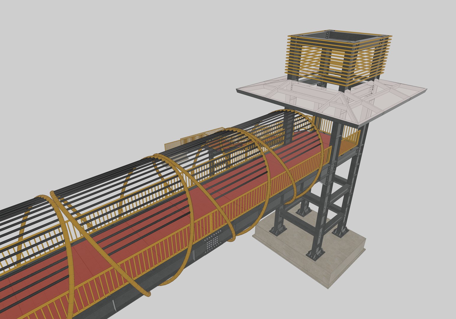3D Steel Pedestrian Bridge-Straight Stair-Tower Column Type-27 https://p.turbosquid.com/ts-thumb/zj/FA25Qv/Kq/19/jpg/1650714164/1920x1080/fit_q87/bafefbe063e1c36fa45f6420e0e54a34e5751c23/19.jpg