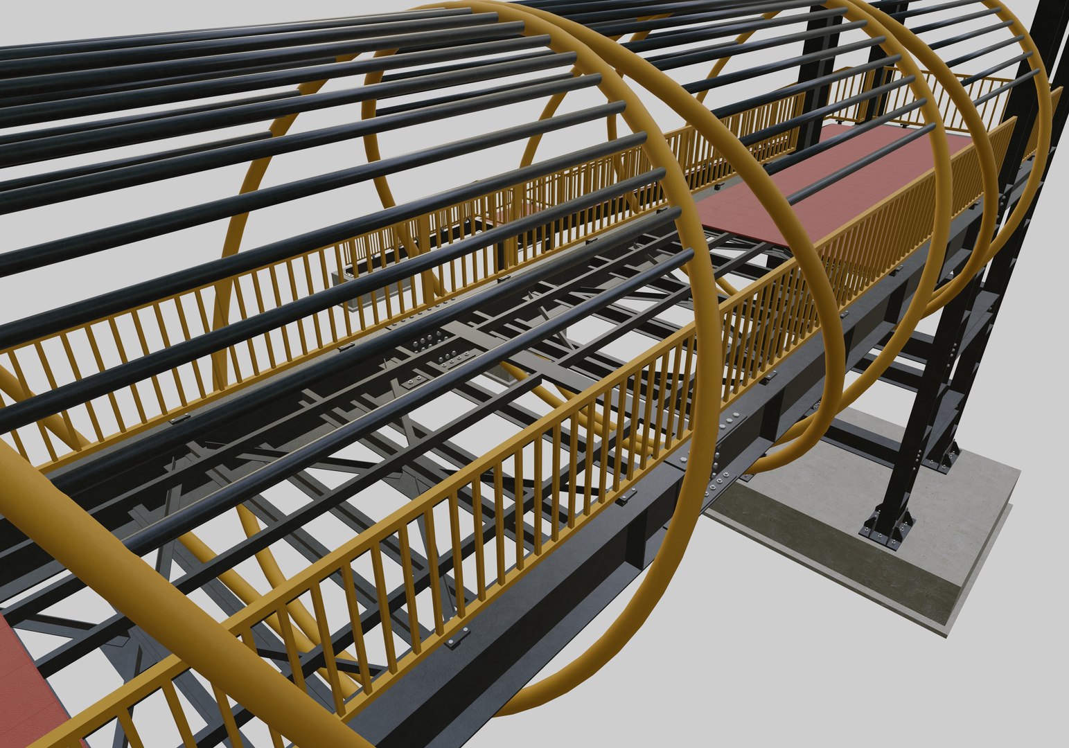 3D Steel Pedestrian Bridge-Straight Stair-Tower Column Type-27 https://p.turbosquid.com/ts-thumb/zj/FA25Qv/Lk/16/jpg/1650714143/1920x1080/fit_q87/43a1d05304903206cdf7def4c2f00ef0cea58f5d/16.jpg