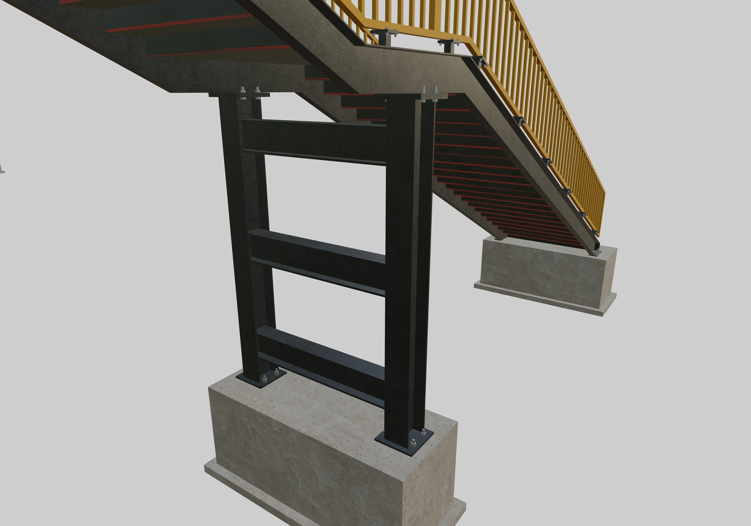 3D Steel Pedestrian Bridge-Straight Stair-Tower Column Type-27 https://p.turbosquid.com/ts-thumb/zj/FA25Qv/PT/10/jpg/1650713939/1920x1080/fit_q87/dc81662d4f82faed19ade24509fdff8f5dd8e658/10.jpg