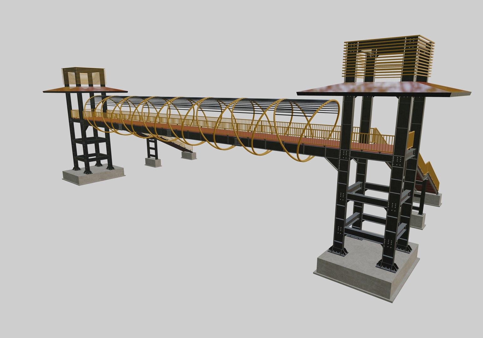 3D Steel Pedestrian Bridge-Straight Stair-Tower Column Type-27 https://p.turbosquid.com/ts-thumb/zj/FA25Qv/o3/3/jpg/1650713884/1920x1080/fit_q87/2ac369900aaf9d01f715cd17c226d8f48b95aa63/3.jpg