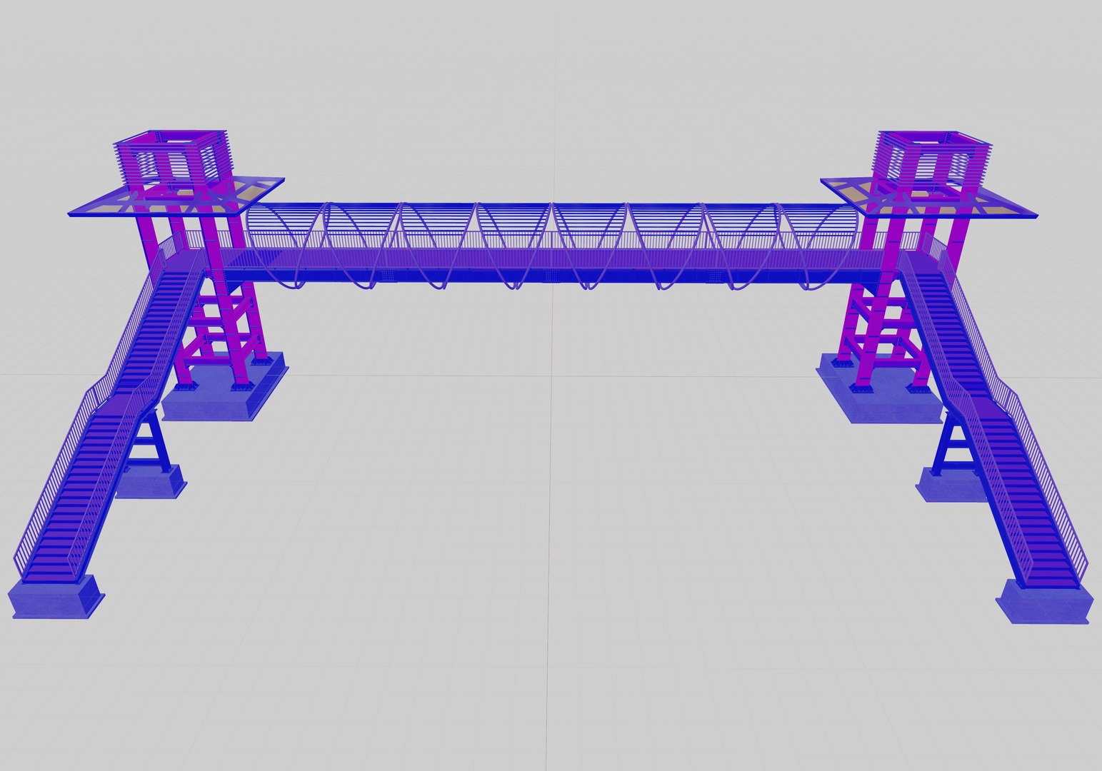 3D Steel Pedestrian Bridge-Straight Stair-Tower Column Type-27 https://p.turbosquid.com/ts-thumb/zj/FA25Qv/oC/8/jpg/1650714058/1920x1080/fit_q87/bb7becf6f3038a36794305e5b8e8488943c616f8/8.jpg
