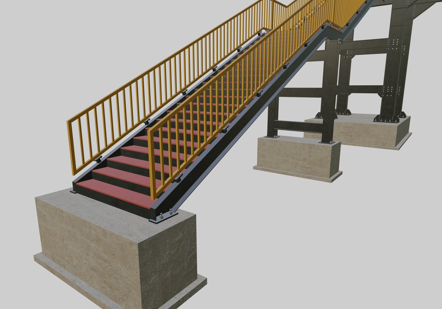 3D Steel Pedestrian Bridge-Straight Stair-Tower Column Type-27 https://p.turbosquid.com/ts-thumb/zj/FA25Qv/p6/11/jpg/1650714059/1920x1080/fit_q87/5b6243667c3470343e8e348c0b87a0f1b151a7a0/11.jpg