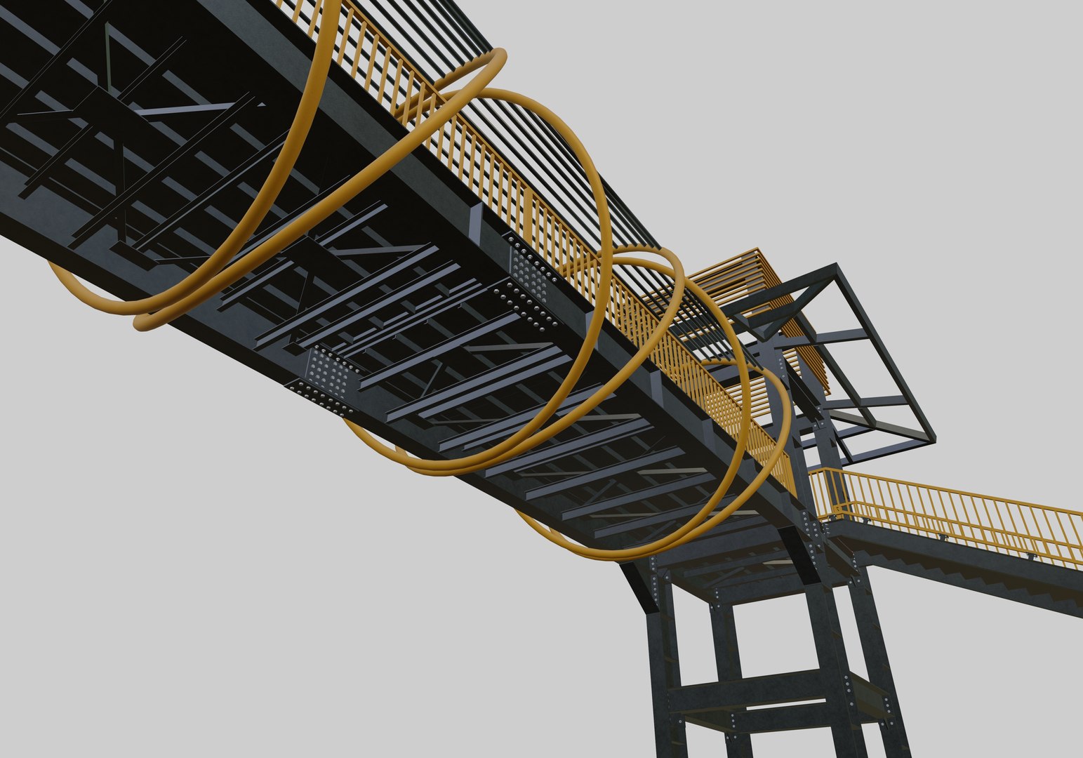 3D Steel Pedestrian Bridge-Straight Stair-Tower Column Type-27 https://p.turbosquid.com/ts-thumb/zj/FA25Qv/qI/5/jpg/1650714042/1920x1080/fit_q87/5246156e10b34cd9360912ee49e2edcfb61a1287/5.jpg