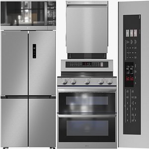 LG Appliance Collection 08 MVEM1825F LDEL7324SE LDFN3432T GMM41MSBEM model