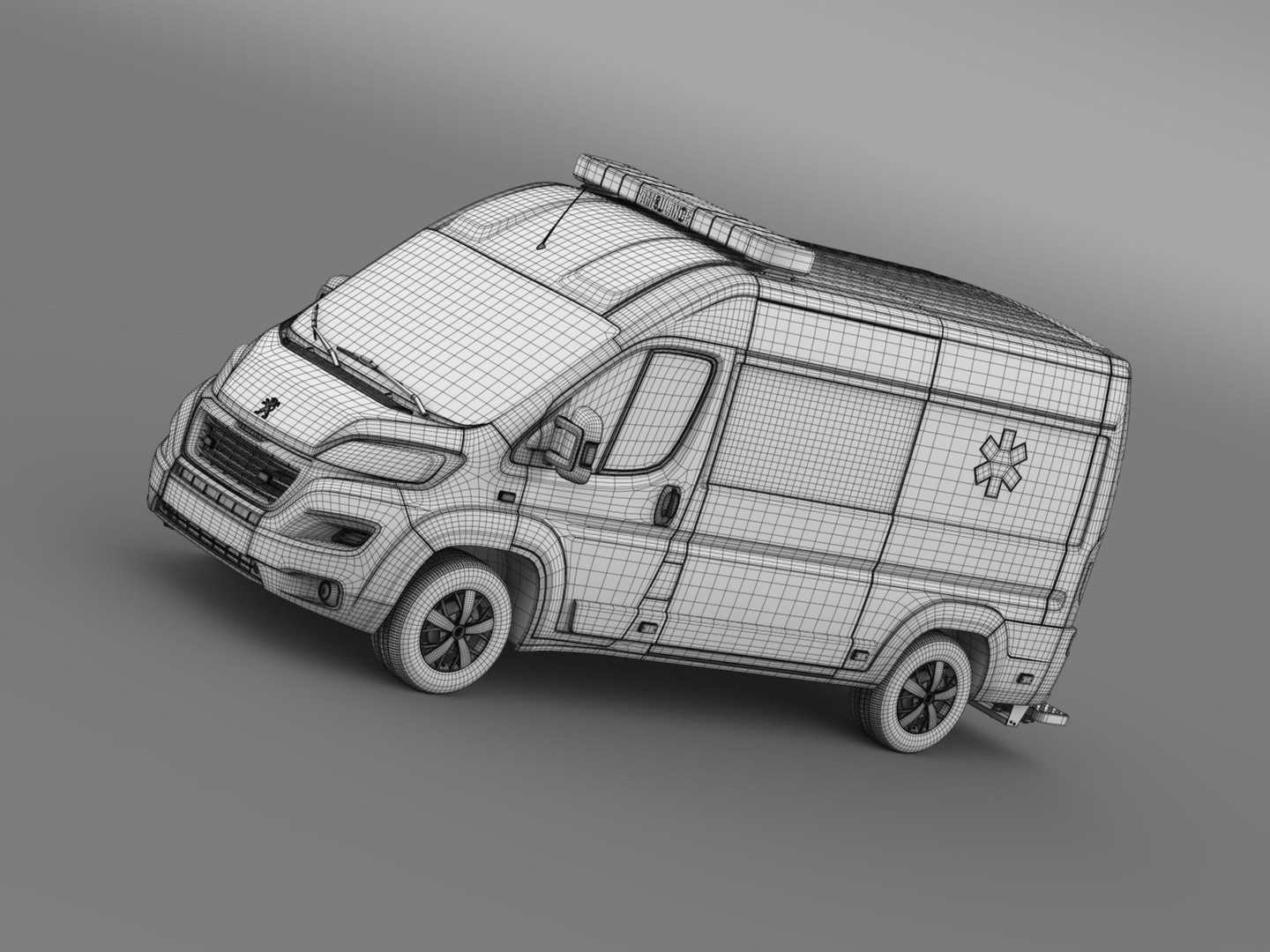 PEUGEOT J7 AMBULANCE 1/43 NOREV DIECAST