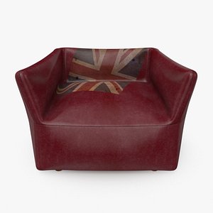 3D armchair chair