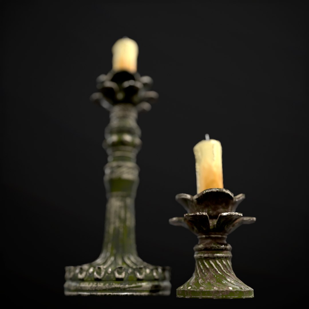 3D Model Candle Holder - TurboSquid 1732404