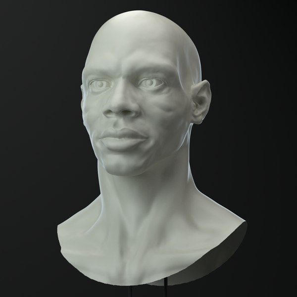 3D african male head - TurboSquid 1390543