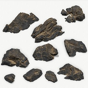 sea rocks 3D model