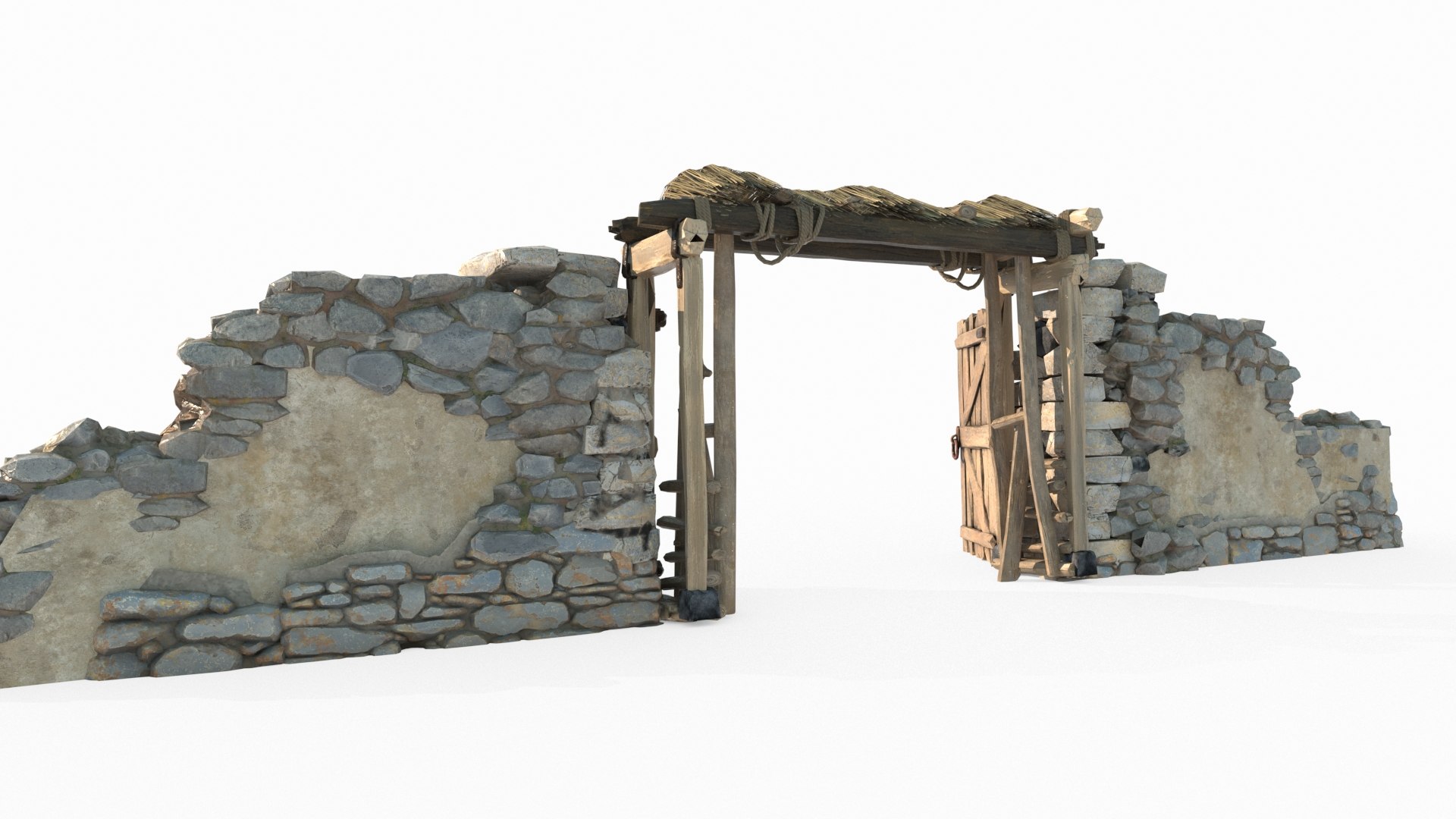 Ancient architecture rural village entrance gate model https://p.turbosquid.com/ts-thumb/zj/TKtMeQ/3x/5/jpg/1755510462/1920x1080/fit_q87/9715dbceb85b4c163325961f0b7d421fda730735/5.jpg