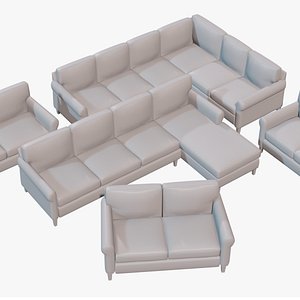 Couch Furniture pack 3D
