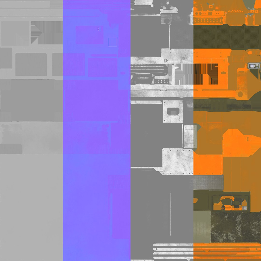 6 Axle Lines Modular 3D Model - TurboSquid 1652253